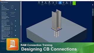 Designing Column Base Plate (CB) Connections in RAM Connection