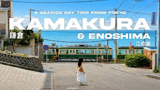 A perfect day trip to Kamakura & Enoshima 🚃 this seaside town feels like Ghibli | JAPAN TRAVEL screenshot 2