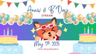 HAZCO FOX 3RD ANNIVERSARY & BIRTHDAY PARTY!!!