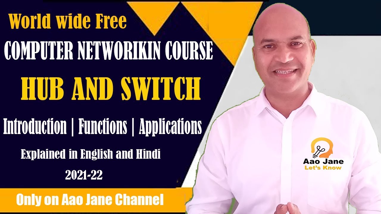 What is Computer Networking |Free Computer Class Worldwide| Hub And ...
