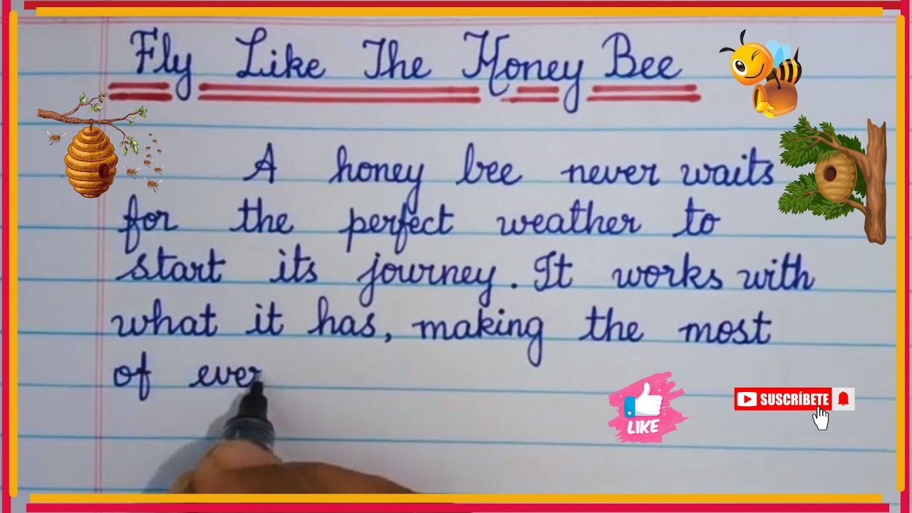 Fly Like Honey Bee Motivational Essay | Fly Like The Honey Bee | Motivation Essay | Honey Bee Tales
