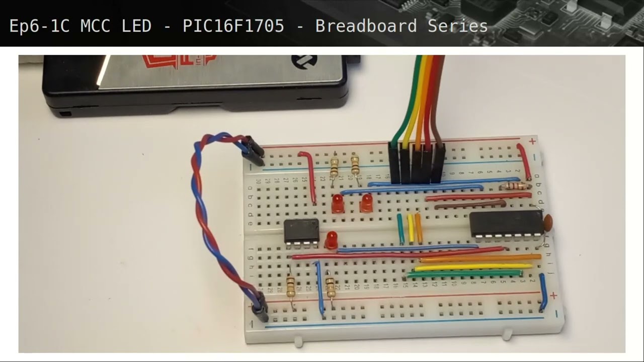 PIC16F1705 Ep6-1C MCC LED Timer0