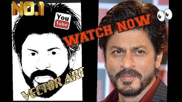 #ShahrukhKhan VECTOR ART EASYWAY(PART-2)||#GRAPHIC DESIGN || BEGINNER TUTORIALS||MOBILE DIGITALART||