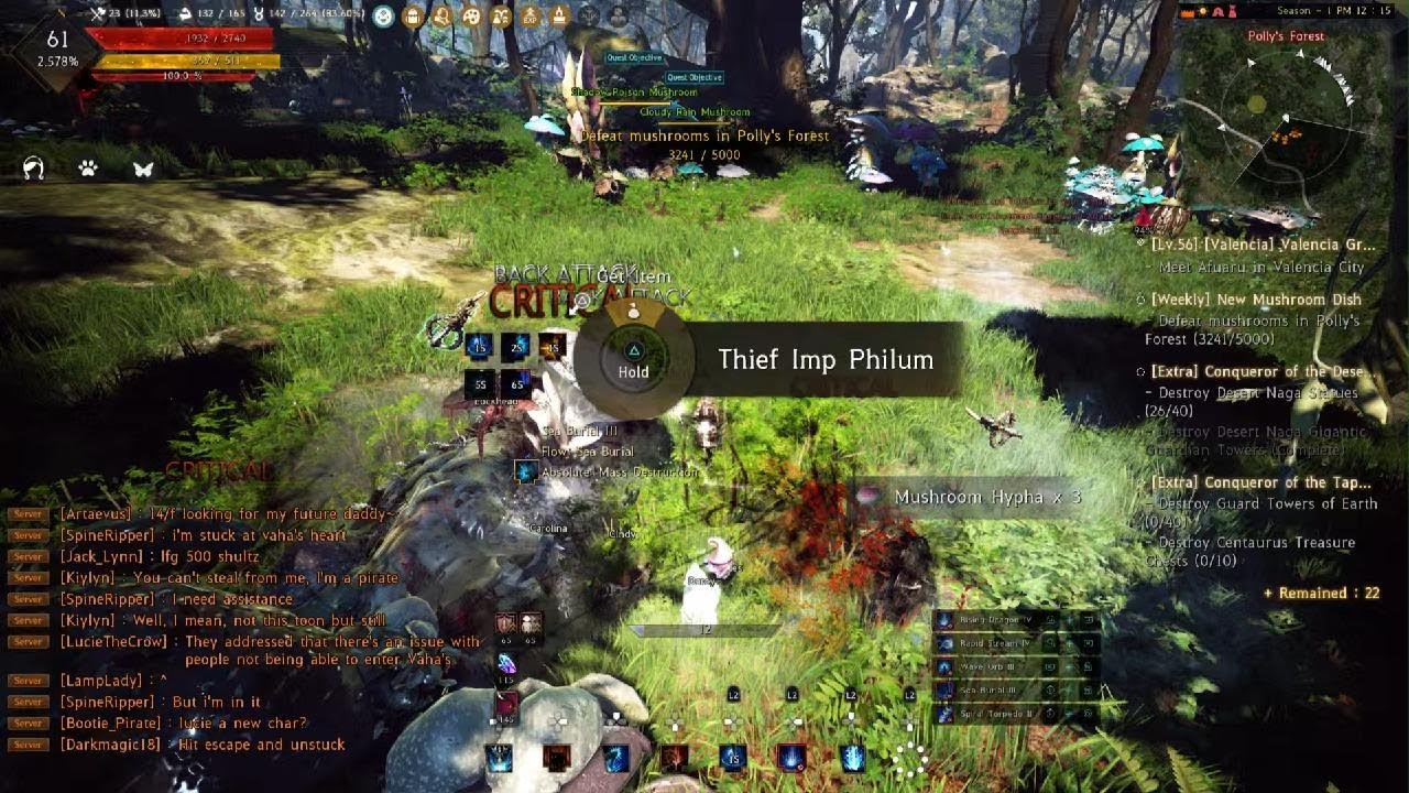 PS5 Gameplay | Black Desert Online | 2021 | Perilla's Star The Sound of Waves [PS4 Emulation]