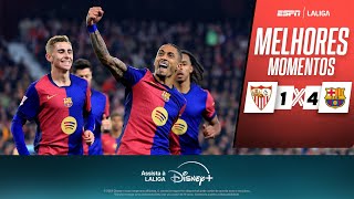 Thumbnail for RAPHINHA faz GOLAÇO, BARCELONA goleia o SEVILLA e encosta no líder REAL MADRID