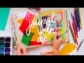 junk journal with me ✿ 🌈 using cellophane! Junk journal july