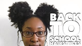 5 Quick and Easy Back to School Hairstyles for Natural Hair