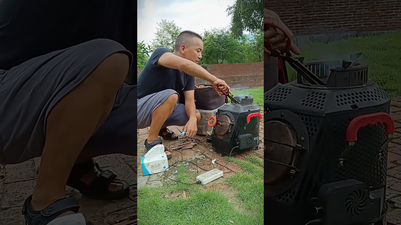 simple ignition of smokeless stove