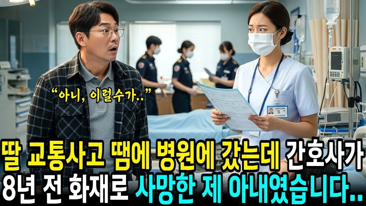 딸이 갑자기 교통사고 나서 병원에 갔는데 간호사가 8년 전 화재로 사망한 제 아내여였습니다  오디오북  사연라디오  삶의지혜  오디오사연