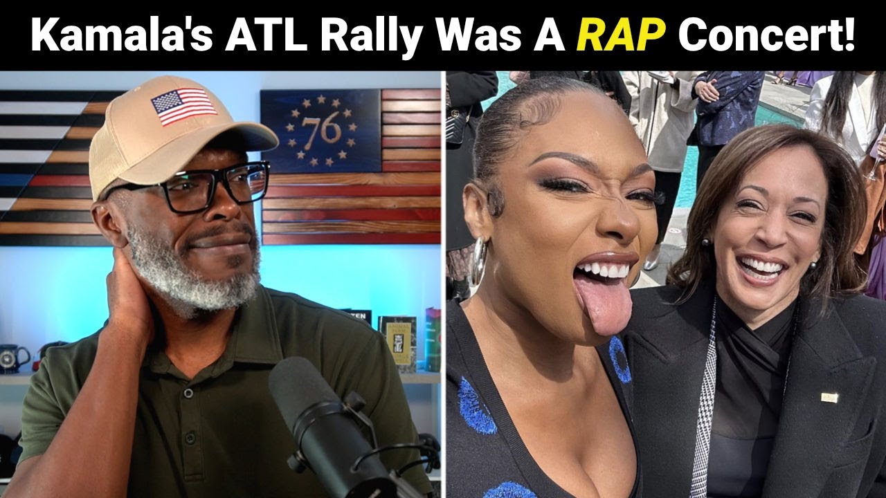 Kamala Harris's Atlanta Presidential Rally Was A Free RAP CONCERT!