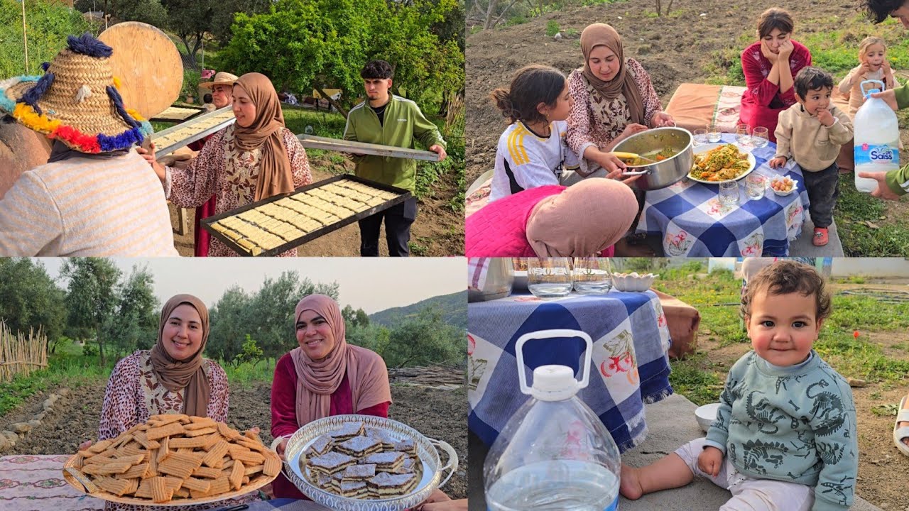 اول حلوة فالفورنا الجديدة اللهم بارك 2 اشكال مع الدجاج بالجلبانة والخضر