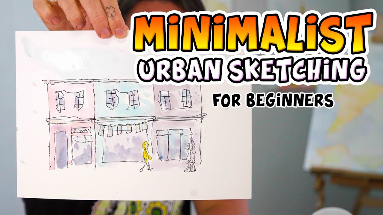 Learn Minimalist Urban Sketching - Simplifying a scene | Sketchy Brett