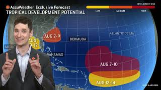 Multiple Tropical Atlantic Threats for U.S. Coast Next Two Weeks