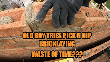 THOUGHTS ON PICK N DIP BRICKLAYING??? #bricklaying #construction