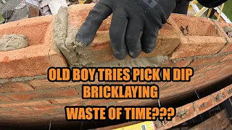 THOUGHTS ON PICK N DIP BRICKLAYING??? #bricklaying #construction