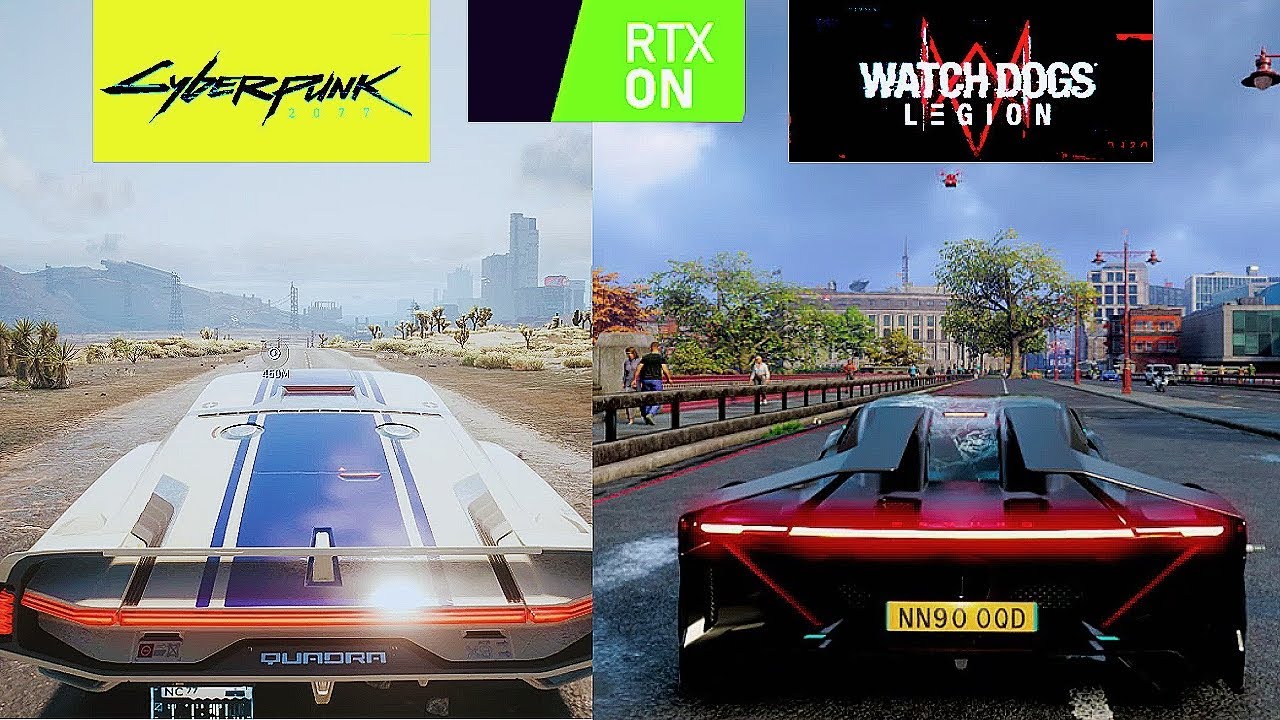 CYBERPUNK AND WATCH DOGS LEGION GAMEPLAY COMPARISON