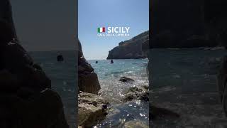 🇮🇹 CALA DELLA CAPRERIA #italy #sicily #travel #youtubeshorts #2024 #shorts #mediterranean #sea