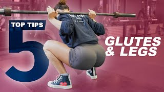 MY 5 TOP TIPS THAT CHANGED MY GLUTES AND LEGS DAY [+GIVEAWAY] | Krissy Cela
