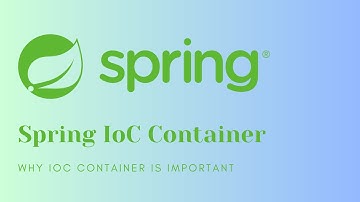 Spring Boot IoC Container -  1 (English)