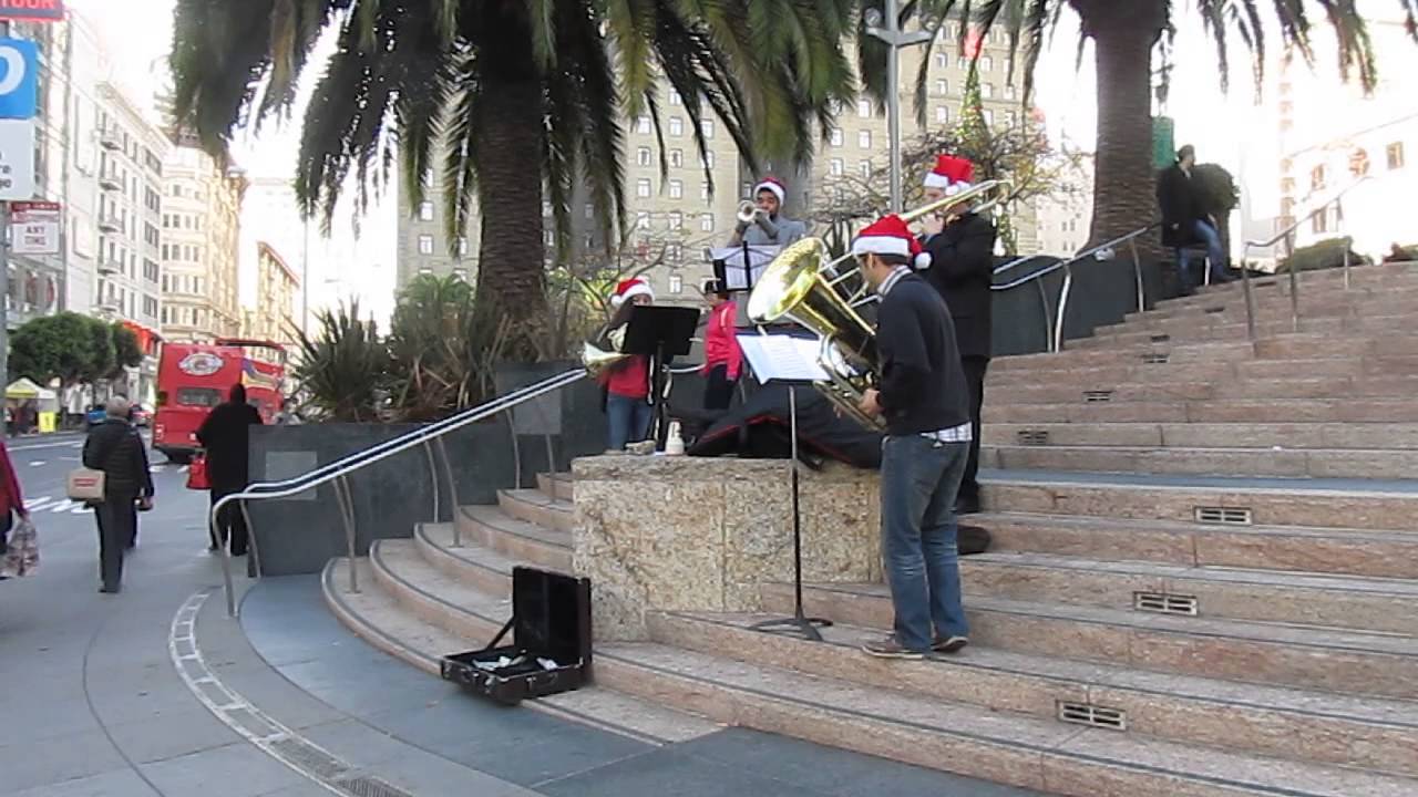 Brass band Christmas music in Union Square YouTube