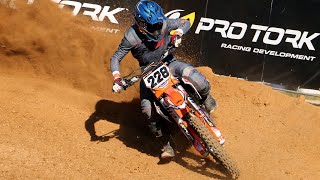 Catarinense de Motocross - Jacson Keil Correndo na Lama de Ktm 450cc e Nacional 250cc