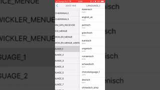 How to change the language in BMW using the BimmerCode app screenshot 2