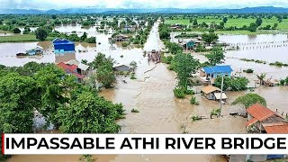 Unseen footage of the impassable Athi River bridge  - Sammy Gitonga Tv