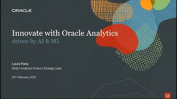 Oracle Analytics Webinar 25 Feb 2025