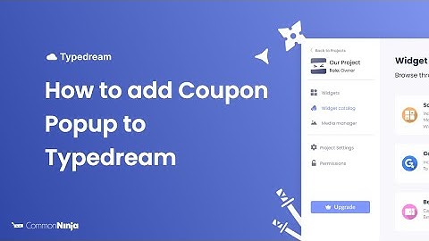 How to add a Coupon Popup to Typedream