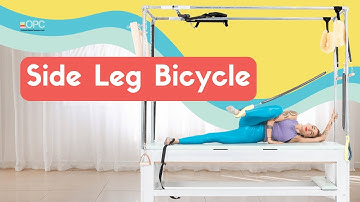Side Leg Springs Bicycle on the Cadillac or Tower | Online Pilates Classes