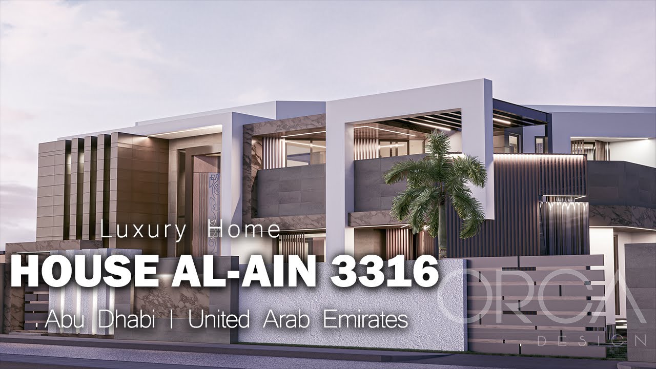 Amazing Modern Luxury House in Abu Dhabi | HOUSE AL-AIN 3316 | 840 m2 | United Arab Emirates | ORCA