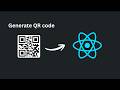 Build QR code generator with ReactJS - No AI, Hand coded only