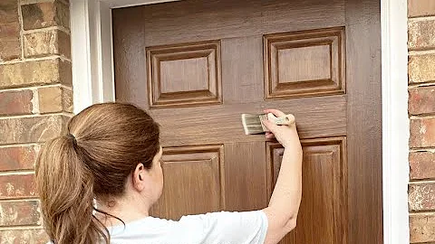 How to Paint a Door to Look Like Wood 7 Shades to Choose From!