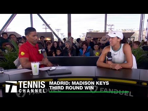 Madison Keys Confident in Madrid | 2024 Madrid Third Round