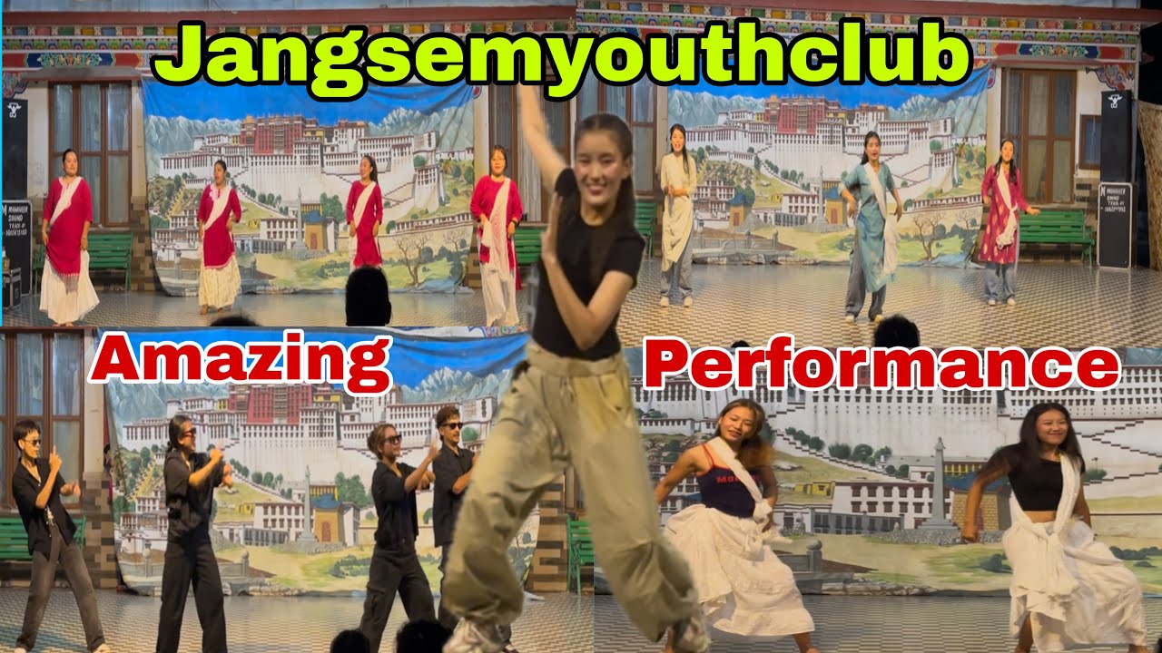 Blockbuster dance performance @jangsemyouthclub599 #tibetanvlogger ...