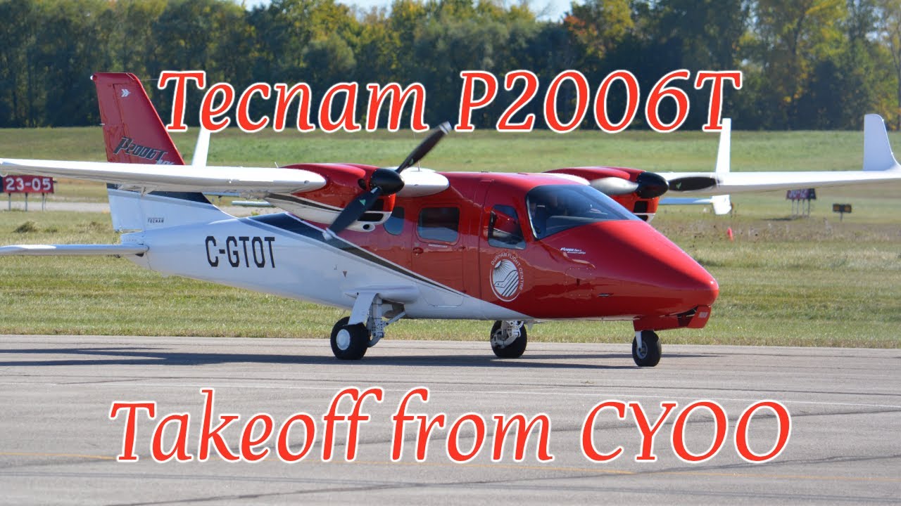 Tecnam P2006T Taxi - Takeoff | YOO Spotting