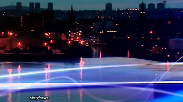 Hilarious moment TV newsreader takes a comedy tumb...