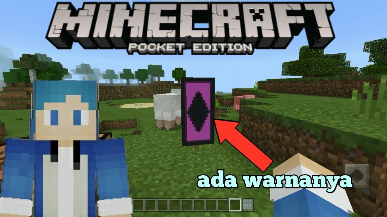 Mewarnai Banner Mcpe Minecraft Indonesia Youtube