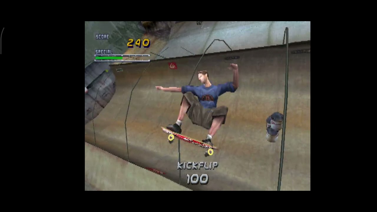 Jogando PS1- TONY HAWK`S PRÓ SKATER 2 - Arena 1