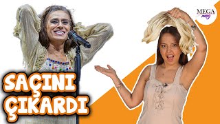 Yıldız Tilbe Konserde Saçlarını Çıkardı