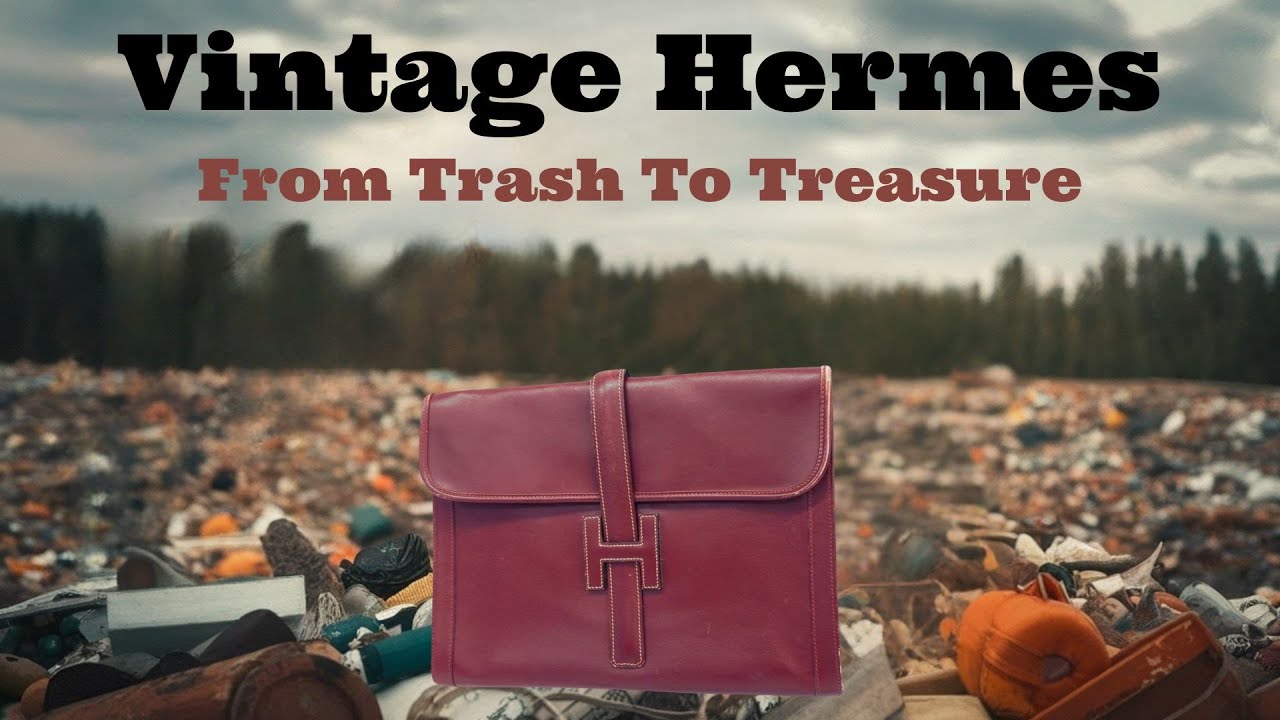 RESTORE Your 1988 HERMES Clutch in ONE DAY Without Breaking the Bank!