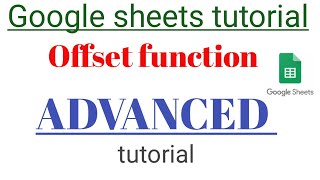 Offset function in Google sheets in hindi || offset function for Dynamic calculation