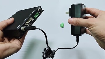 HYR833 new version 8 port UHF RFID fixed reader with 9dBi antenna video