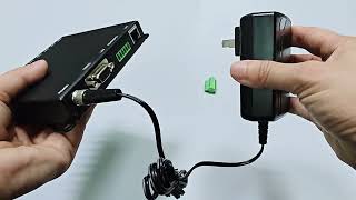 HYR833 new version 8 port UHF RFID fixed reader with 9dBi antenna video