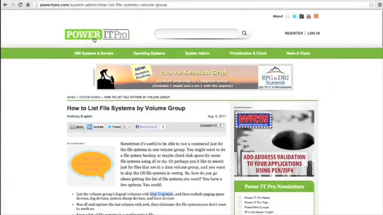 Unscripted The AIX Apply Command In Action YouTube