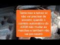 Falha no câmbio automático do AXOR 2544, não muda as marchas e não cai em NEUTRO.