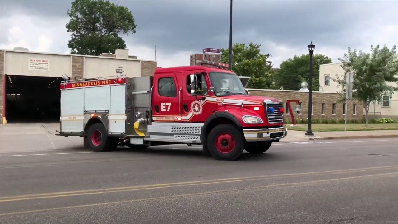 Minneapolis Fire Response Compilation Part 1 YouTube