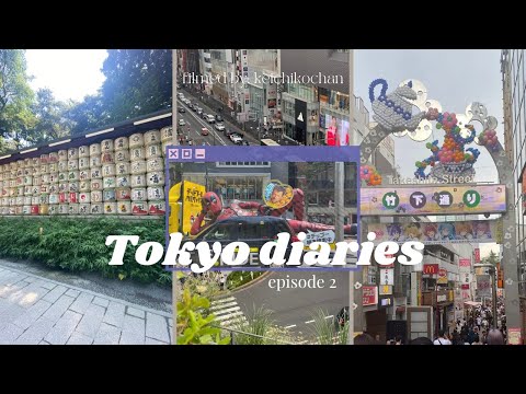 Summer in TOKYO 💮🖇️ collecting eki stamps, yoyogi park, harajuku, takeshita street, foods, & more