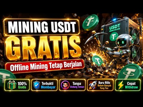 TERBUKTI CAIR! Review Bot Mining USDT Gratis Terbaru 2026 | Cara Mining Crypto Pakai Hp 