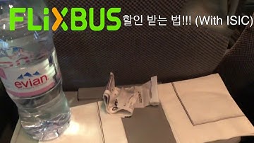 FLIXBUS 할인받는법!! (with ISIC)